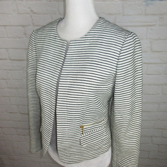 Katherine Barclay Montreal Black White Blazer - Picture 5 of 6